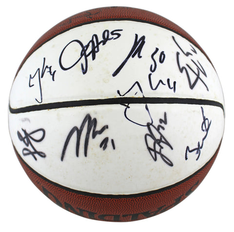 2010-11 Heat (15) James, Wade, Miller Signed Family Festival Basketball JSA