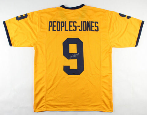 Donovan Peoples-Jones Signed Michigan Wolverines Jersey (Playball ink Holo)