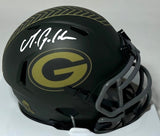 Packers MATTHEW GOLDEN Signed Riddell 2025 SALUTE Speed Mini Helmet AUTO - BAS