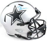 Roger Staubach Autographed Dallas Cowboys F/S Rave Speed Helmet - Beckett W Holo