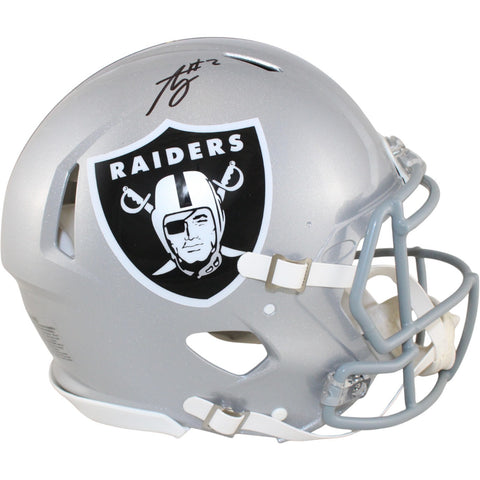 Ashton Jeanty Autographed Las Vegas Raiders Authentic Helmet Beckett WIT 53215