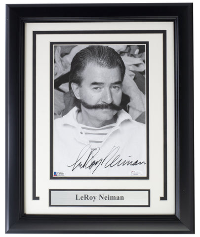 LeRoy Neiman Signed Framed 8x10 Photo BAS