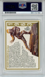 Roger Staubach Signed 1992 Downtown Athletic Club #29 Card PSA Slab 43563
