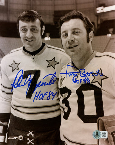 Tony Esposito Phil Esposito Signed NHL All Star Game 8x10 Photo Beckett 57660