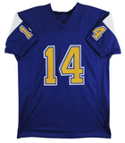 Dan Fouts Authentic Signed Blue Pro Style Jersey Autographed Tri Star #8021023
