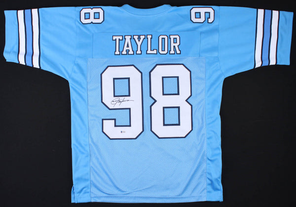 Lawrence Taylor Signed North Carolina Tar Heels Jersey (Beckett) N.Y. Giants L.B