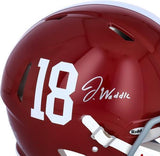 Jaylen Waddle Alabama Crimson Tide Signed Riddell Speed Authentic Helmet