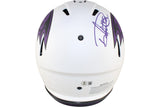 Derrick Henry Autographed Baltimore Ravens Authentic Lunar Helmet Beckett 52734