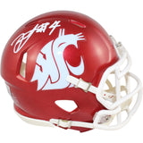 Frankie Luvu Signed Washington State Cougars Mini Helmet Beckett Witness 51712