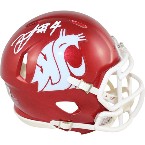 Frankie Luvu Signed Washington State Cougars Mini Helmet Beckett Witness 51712