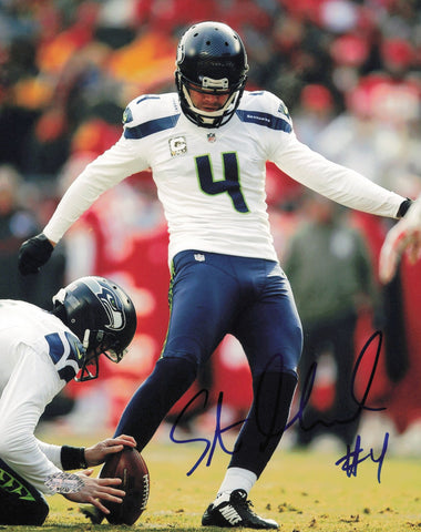 Steven Hauschka Autographed Signed 8x10 Photo Seattle Seahawks MCS Holo #63133