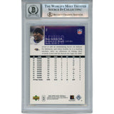 Ray Lewis Autographed/Signed 2006 Upper Deck #17 Trading Card Beckett 53009