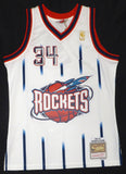 Rockets Hakeem Olajuwon Autographed Mitchell & Ness Jersey Fanatics QL84419581