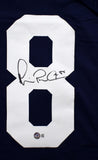 Michael Irvin Autographed White & Blue Pro Style Jersey - Beckett W Hologram
