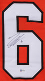 Travis Sanheim Signed Flyers Jersey (Beckett COA) Philadelphia Rookie Defenseman