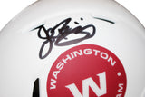 John Riggins Signed Washington Football Team Lunar Mini Helmet Beckett 35588