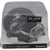 Tyreek Hill Autographed Miami Dolphins Slate Mini Helmet Beckett 46016