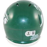 Wayne Chrebet Autographed New York Jets TB Mini Helmet Beckett Witness 50262