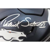 Patrick Surtain Autographed Denver Broncos Midi Helmet Beckett Witness 53132