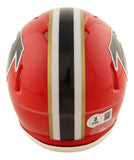 Bijan Robinson Signed Atlanta Falcons Throwback Mini Speed Helmet BAS ITP
