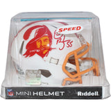Derrick Brooks Autographed Tampa Bay Buccaneers TB Mini Helmet Beckett 44104