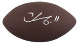 Steelers Chase Claypool Signed Wilson Super Grip Football BAS Witnessed #WP82611