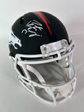 Peyton Manning Autographed Black Matte Full Size Replica Helmet Fanatics COA