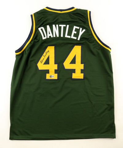 Adrian Dantley Signed Notre Dame Fighting Irish Jersey (Beckett) 6xAll Star Frwd