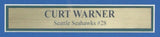 Curt Warner Seattle Seahawks Signed/Autographed 8x10 Photo Framed JSA 162258