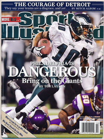 January 12, 2009 DeSean Jackson Sports Illustrated NO LABEL Newsstand Eagles
