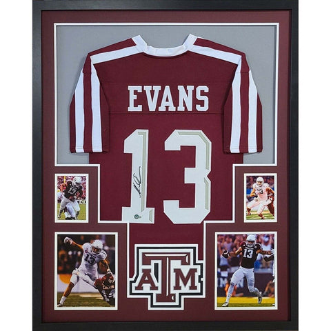 Mike Evans Autographed Signed Framed Texas A&M Jersey BECKETT