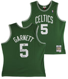 Celtics Kevin Garnett "HOF 20" Signed Green M&N HWC Swingman Jersey BAS Witness