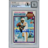 Doug Williams Autographed 1979 Topps #48 Slabbed Trading Card Beckett 50607