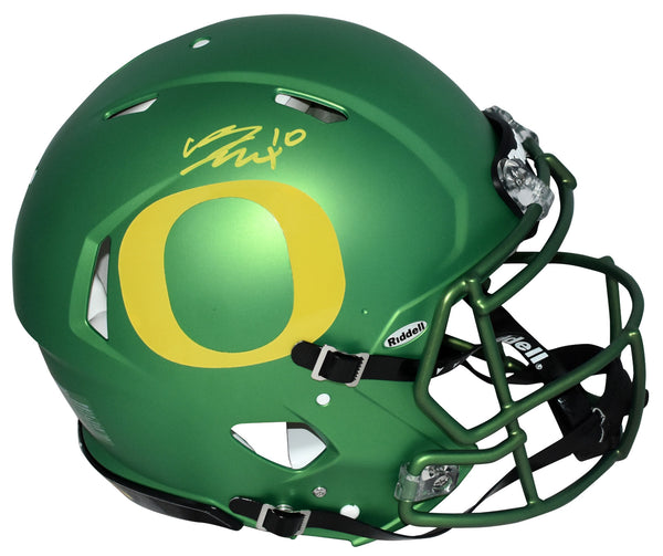 BO NIX AUTOGRAPHED OREGON DUCKS APPLE AUTHENTIC SPEED HELMET BECKETT