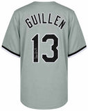 Ozzie Guillen (WHITE SOX) Signed Gray Custom Baseball Jersey - (SCHWARTZ COA)