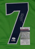Geno Smith Signed Seattle Seahawks Green Jersey (JSA COA) 2xPro Bowl Quarterback