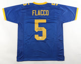 Joe Flacco Signed Delaware Fightin' Blue Hens Jersey (JSA COA) Super Bowl XLVII