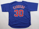 Edward Cabrera Signed Chicago Cubs Blue Home Jersey (Wilder) Newest Cubs Pitcher