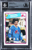 Nordiques Michel Goulet Authentic Signed 1988 Topps #54 Card BAS Slabbed