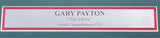 SEATTLE SONICS GARY PAYTON AUTOGRAPHED FRAMED GREEN & RED JERSEY BECKETT 206947