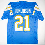 LaDainian Tomlinson Signed San Diego Chargers Jersey (Beckett COA) 5xPro Bowl RB