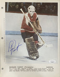 Bernie Parent Signed 8x10 Philadelphia Flyers Photo JSA AL44167