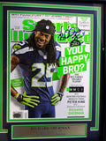 RICHARD SHERMAN AUTOGRAPHED SIGNED SEAHAWKS FRAMED SPORTS ILLUSTRATED RS 90590