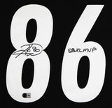 Steelers Hines Ward "SB XL MVP" Signed Black Mitchell & Ness Jersey BAS Witness
