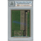 Ozzie Smith Autographed 1979 Topps #116 Slab Trading Card HOF Slab Beckett 53184