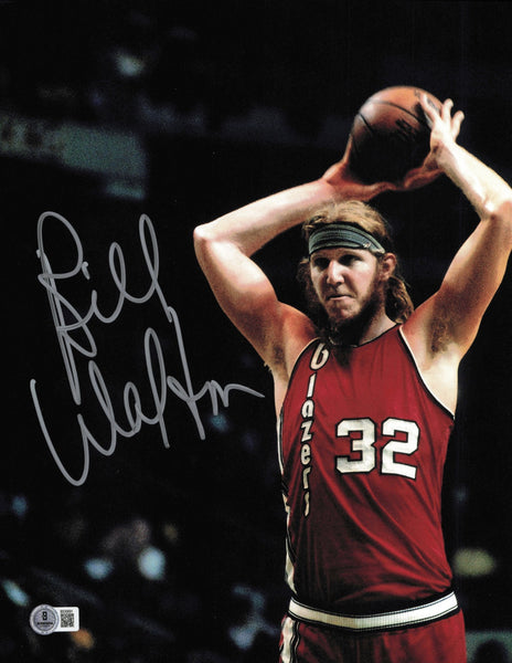 Bill Walton Autographed 11x14 Photo Portland Trail Blazers Beckett QR #SB30691