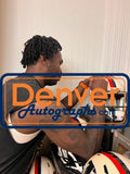 Julio Jones Autographed Atlanta Falcons F/S Retro Helmet Beckett Witness 56447