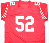 Patrick Willis Autographed Red Pro Style Jersey-Beckett W Hologram *Black *Top