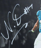 Nakobe Dean Autographed 11x14 Photo Framed Philadelphia Eagles PSA/DNA 193993