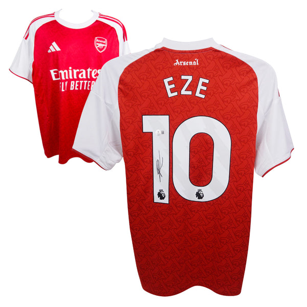 Eberechi Eze Signed Arsenal FC Home Soccer Jersey #11 with Beckett COA